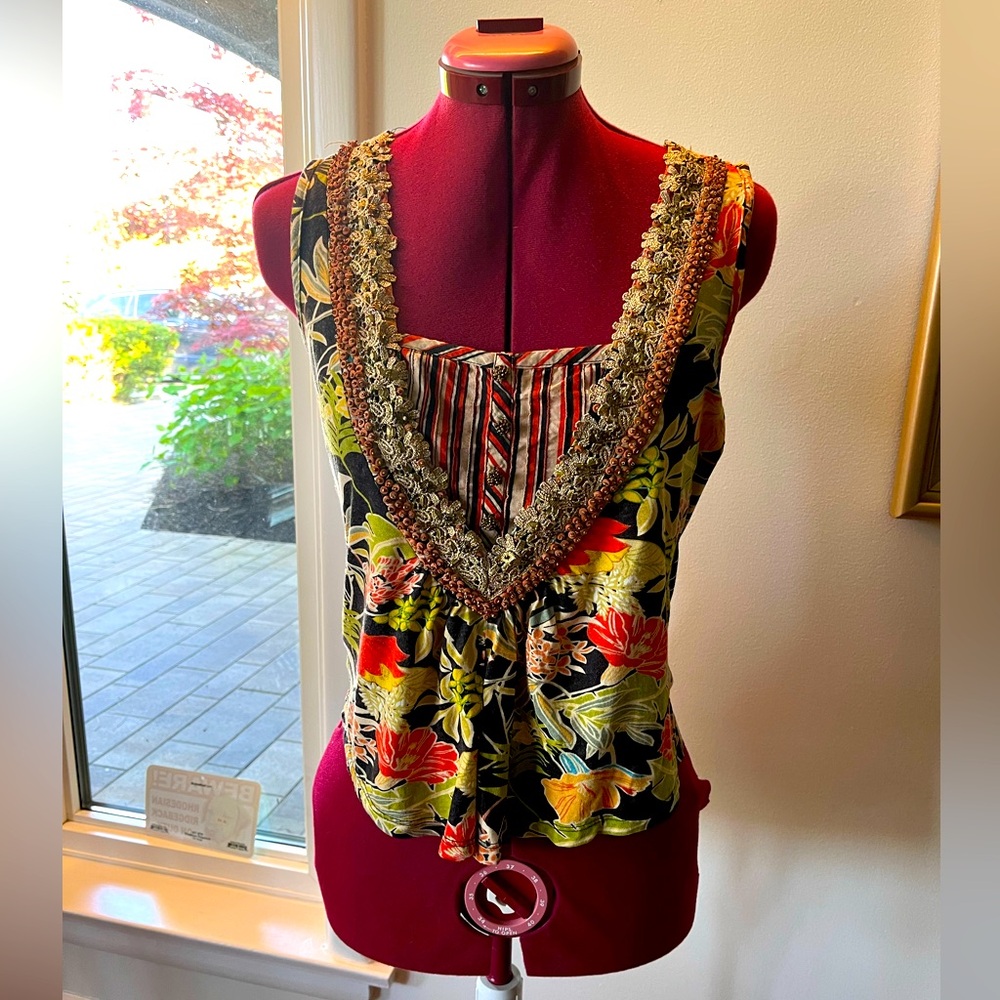 DERHY| Floral Top - sz S